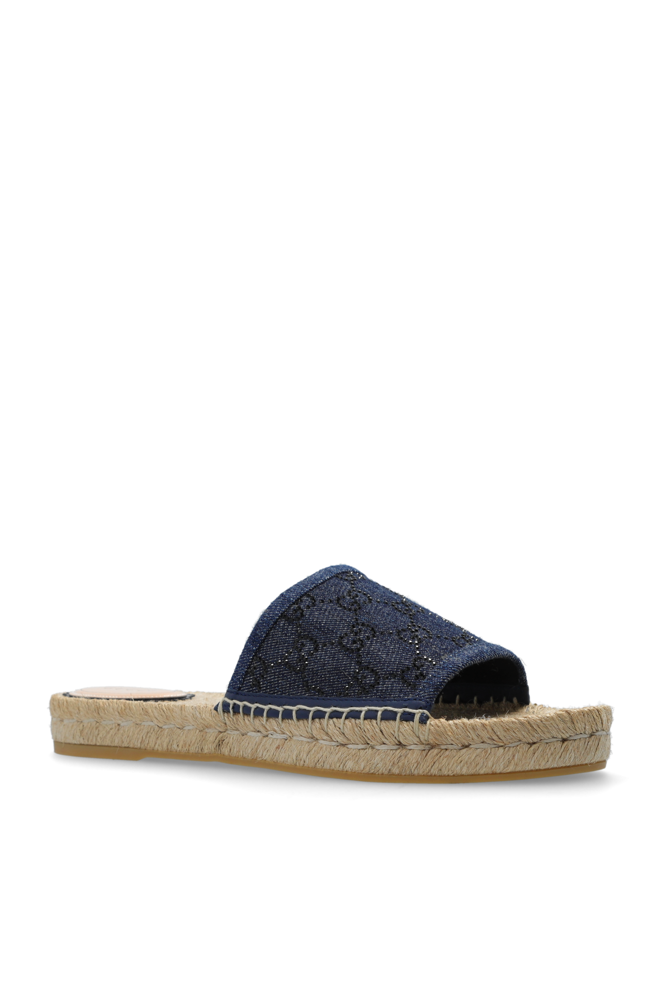 Navy blue Monogrammed slides Gucci Vitkac Canada